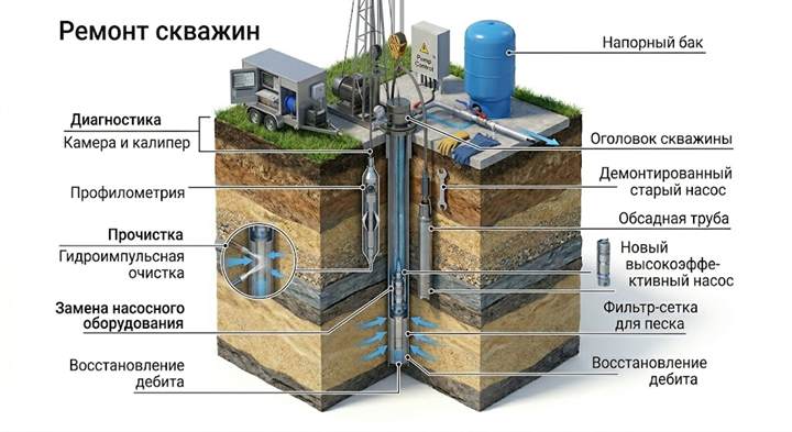 Ремонт скважин в Армавире